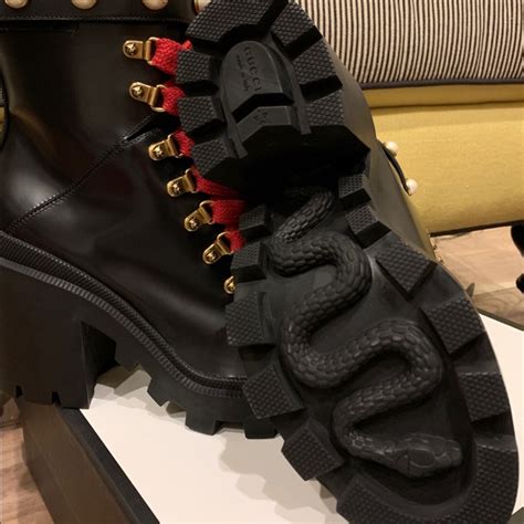 gucci shoe snake|gucci boots snake bottom.